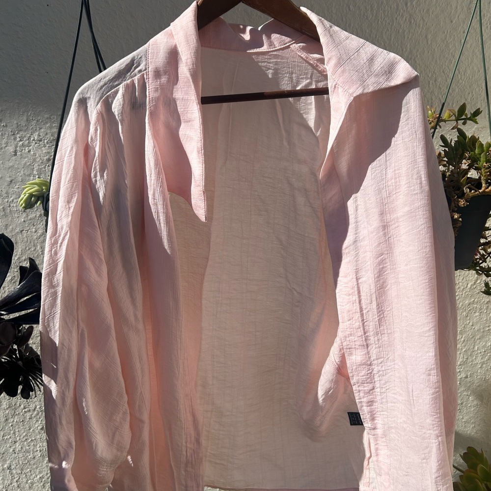 SHEIN Light Pink Blouse